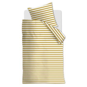 Ambiante Bettbezug Gelb Streifen-Design Baumwolle Ambiante Bettbezug Gelb Streifen-Design Baumwolle