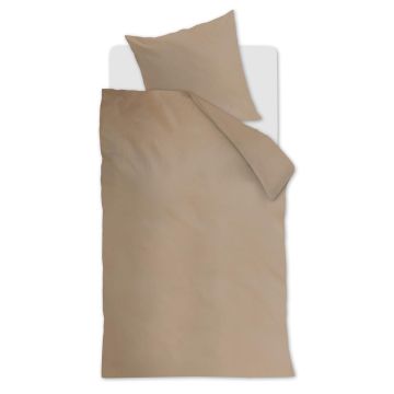 Bettwäscheset Ambiante Bettbezug Pale-Khaki Uni Baumwolle Bettwäscheset Ambiante Bettbezug Pale-Khaki Uni Baumwolle