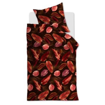 Ambiante Bettbezug Rot Baumwolle 135x200 cm Ambiante Bettbezug Rot Baumwolle 135x200 cm