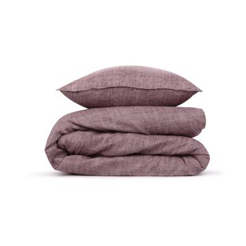 ZoHome Weinroter Bettbezug Lino 100 % Baumwolle ZoHome Weinroter Bettbezug Lino 100 % Baumwolle
