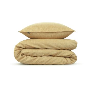 ZoHome Ocker-Gelb Bettbezug Lino 100 % Baumwolle ZoHome Ocker-Gelb Bettbezug Lino 100 % Baumwolle