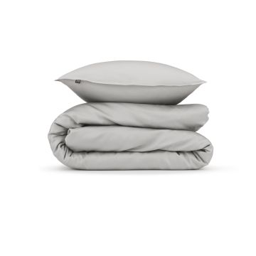 ZoHome Aschgrauer Bettbezug Satinado aus 100 % Baumwollsatin ZoHome Aschgrauer Bettbezug Satinado aus 100 % Baumwollsatin