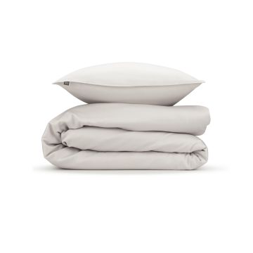 ZoHome Cremefarbener Bettbezug Satinado aus 100 % Baumwollsatin ZoHome Cremefarbener Bettbezug Satinado aus 100 % Baumwollsatin