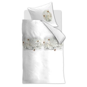 Marjolein Bastin Bettbezug Naturel Blumen Baumwolle