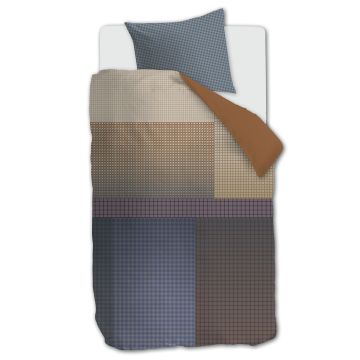 Bettbezug Beddinghouse Dutch Design Oxford Street Blau Abstrakt Tencel