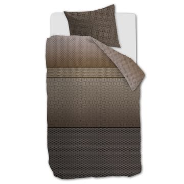 Bettbezug Beddinghouse Braun Carter Streifen Tencel-Baumwollsatin Bettbezug Beddinghouse Braun Carter Streifen Tencel-Baumwollsatin