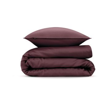 ZoHome Mauve-Flieder Bettbezug Satinado 100 % Baumwoll-Satin ZoHome Mauve-Flieder Bettbezug Satinado 100 % Baumwoll-Satin