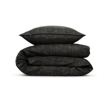 ZoHome Midnight-Black Bettbezug Lino 100 % Baumwolle ZoHome Midnight-Black Bettbezug Lino 100 % Baumwolle