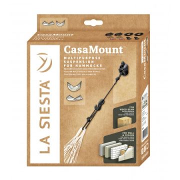 Befestigungsset Hängematte CasaMount Black - La Siesta Befestigungsset Hängematte CasaMount Black - La Siesta
