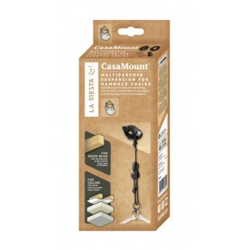 Hängesessel-Aufhängungsset CasaMount Black - La Siesta Hängesessel-Aufhängungsset CasaMount Black - La Siesta
