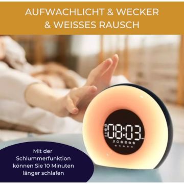 Aufwqachtlicht & Wecker & Weisses Rausch