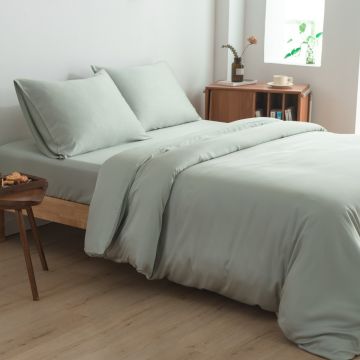 Bamboe Premium Bettbezug Grün Bamboe Premium Bettbezug Grün