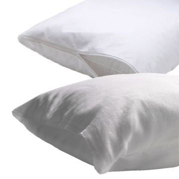 Molton Kissenbezug (2er Set)