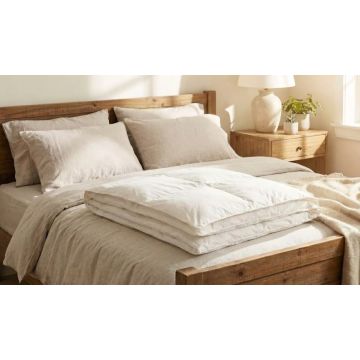  Savanne Spitsbergen 100% Eendendons zomerdekbed-1-persoons 155 x 220 cm