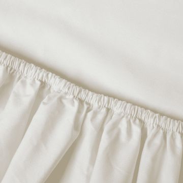Kayori Shizu perkal hoeslaken - offwhite - Katoen-Perkal Kayori Shizu perkal hoeslaken - offwhite - Katoen-Perkal