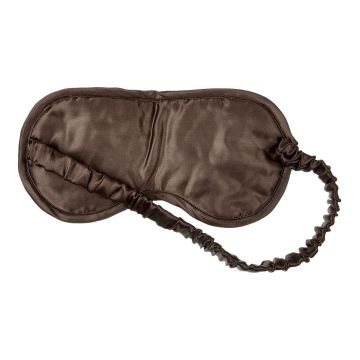 Sihou Seidenschlafmaske braun