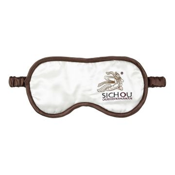 Sihou Pure Silk Seidenschlafmaske braun