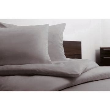 Hefel 100% Tencel Bettbezug + Kissenbezug Taupe Hefel 100% Tencel Bettbezug + Kissenbezug Taupe