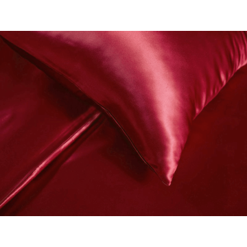 Sihou 100% Seide Kissenbezug Amare rot Sihou 100% Seide Kissenbezug Amare rot