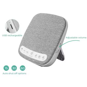 white noise machine met batterij functie- voor op reis